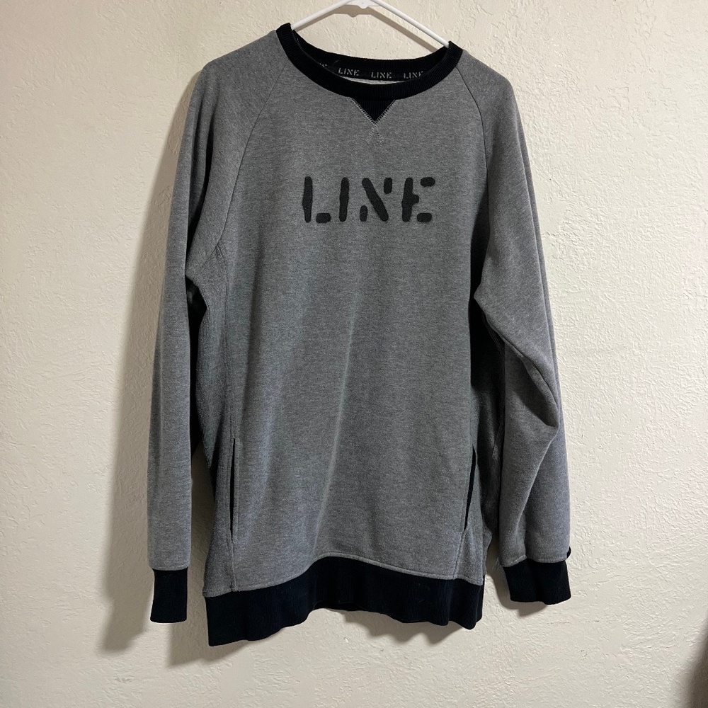 Line Skis Crew Neck Sweatshirt Mens Medium